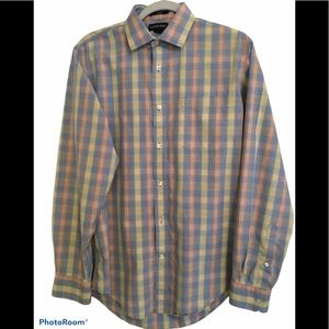 Land's End Plaid Casual Buttondown M